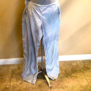 T21 silver grey tack pant M w/zippered pockets fully lined comfy cute athletic